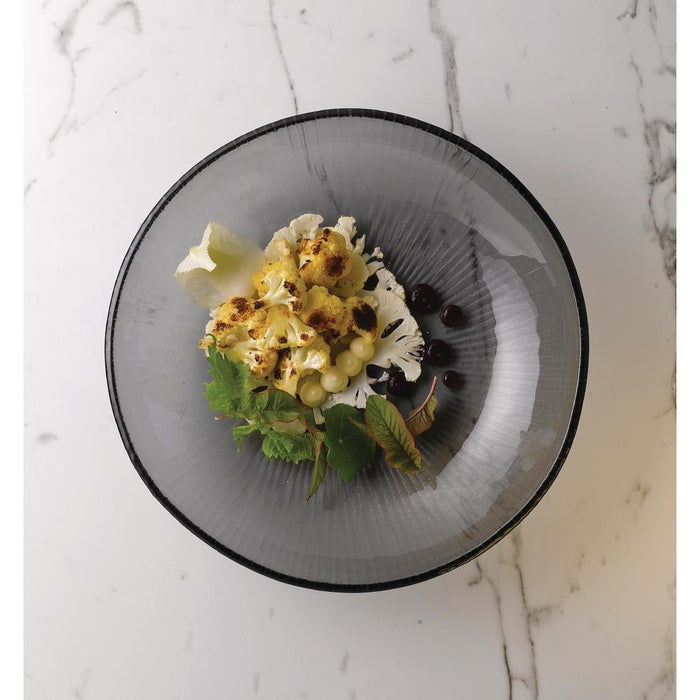 Churchill Bamboo Organic Glass Round Plates 295mm (6 Pack) Churchill