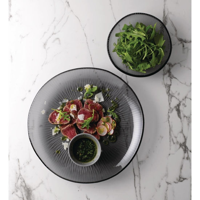 Churchill Bamboo Organic Glass Round Bowls 245mm (6 Pack) Churchill