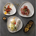Churchill White Triangle Walled Chef Plates 200mm (6 Pack) Churchill