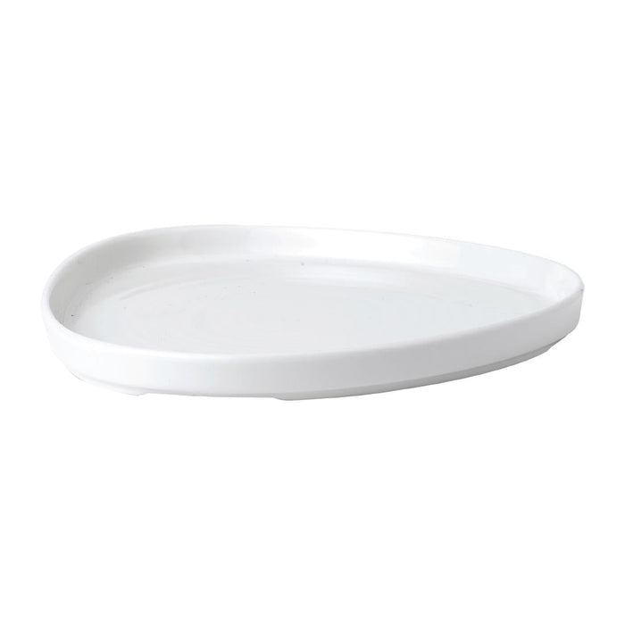 Churchill White Triangle Walled Chef Plates 200mm (6 Pack) Churchill