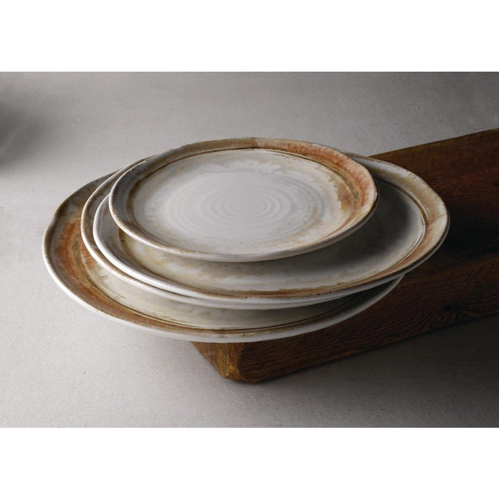 Dudson Finca Sandstone Organic Coupe Plates 290mm (12 Pack) Churchill
