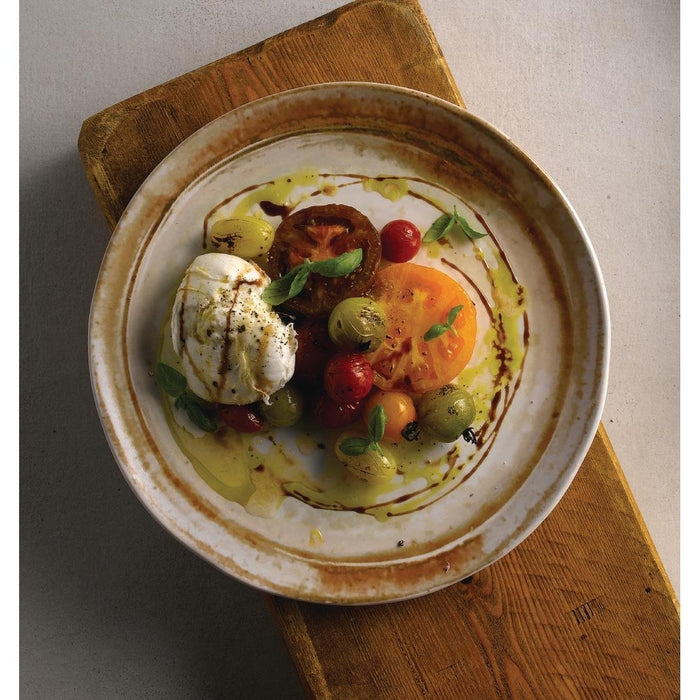 Dudson Finca Sandstone Organic Coupe Plates 290mm (12 Pack) Churchill