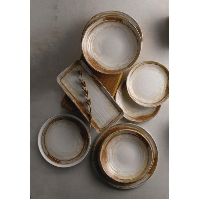 Dudson Finca Sandstone Organic Coupe Bowls 279mm (12 Pack) Churchill