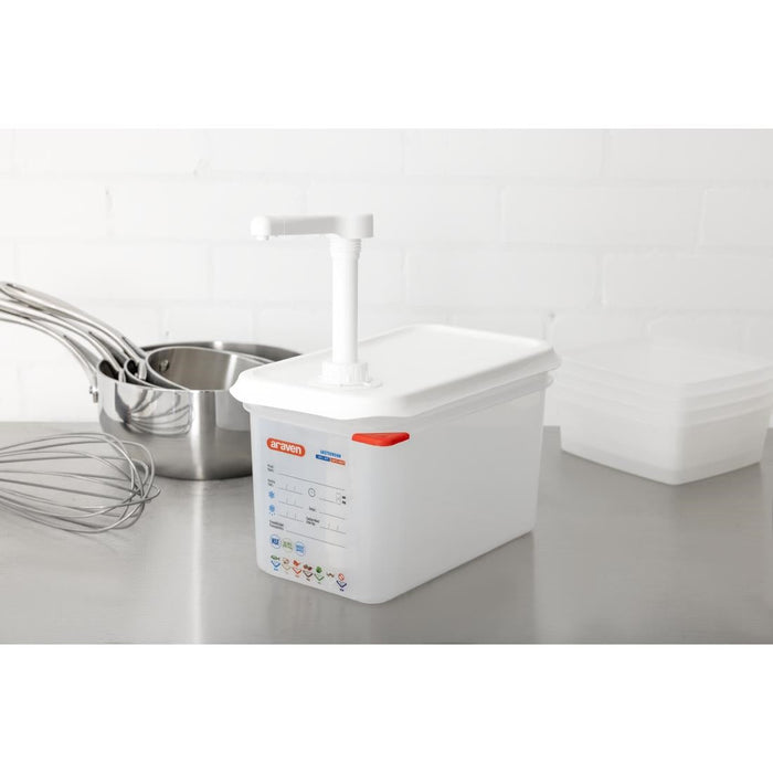 Araven Sauce Dispenser with Pump 1/4 GN Araven