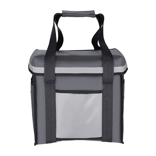 Vogue Insulated Top Loading Delivery Bag Grey 330x230x330mm Vogue