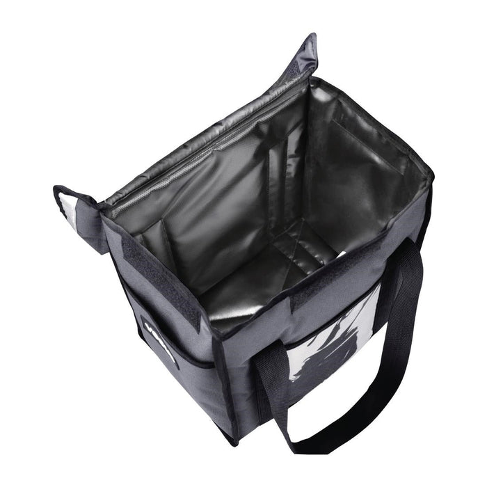 Vogue Insulated Top Loading Delivery Bag Grey 330x230x330mm Vogue
