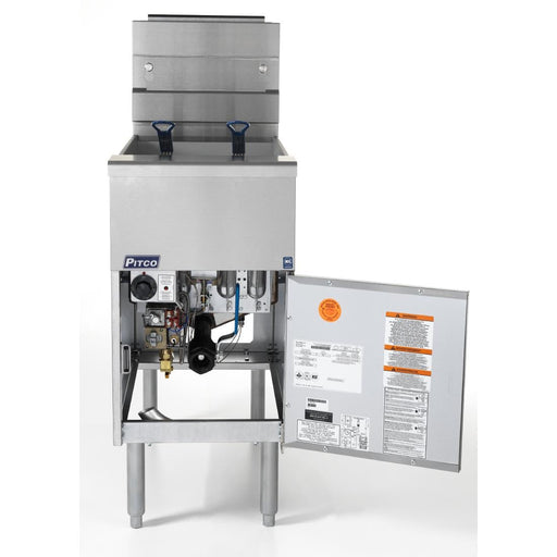Pitco Twin Basket Single Tank Solstice Natural Gas Fryer SG14S Pitco