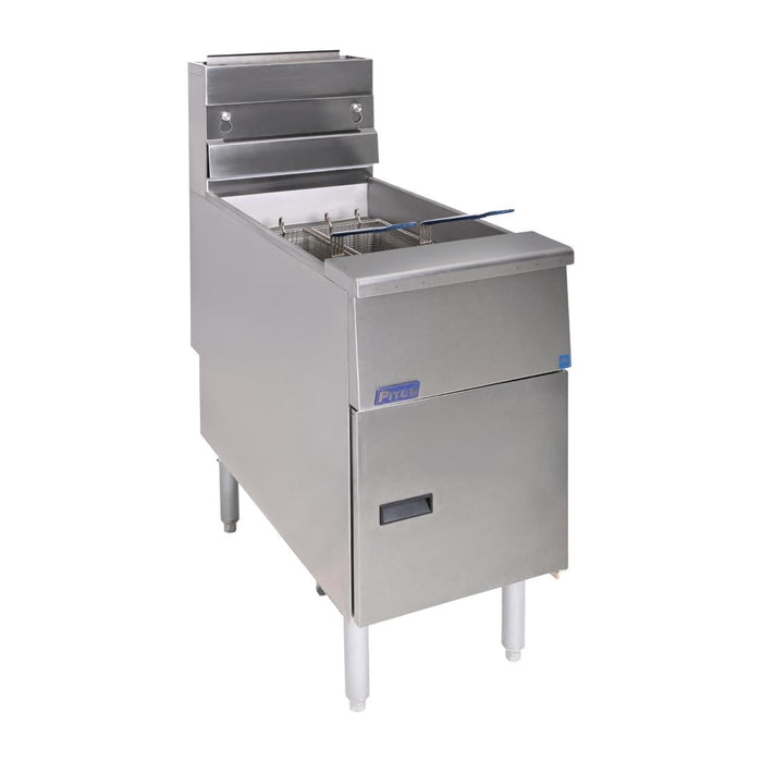 Pitco Twin Basket Single Tank Solstice Natural Gas Fryer SG14S Pitco