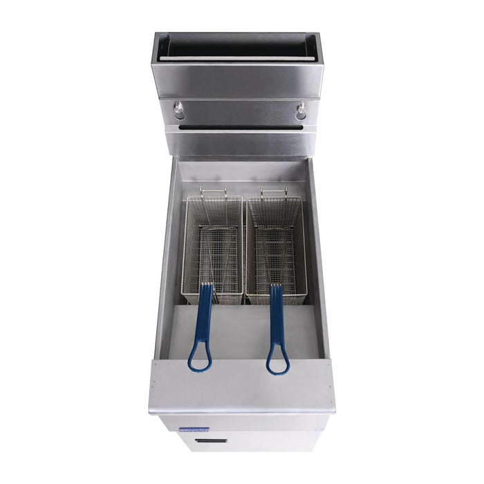 Pitco Twin Basket Single Tank Solstice Natural Gas Fryer SG14S Pitco