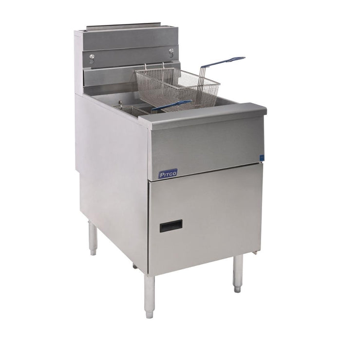 Pitco Twin Basket Single Tank Solstice LPG Fryer SG18S Pitco