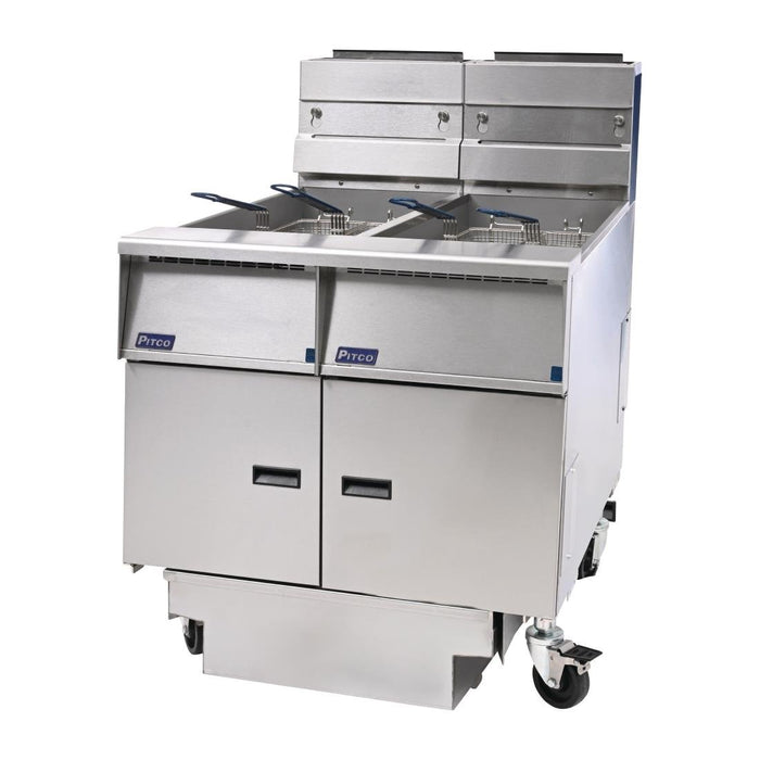 Pitco Twin Tank Solstice LPG Filtration Fryer SG14RS/FD-FF Pitco