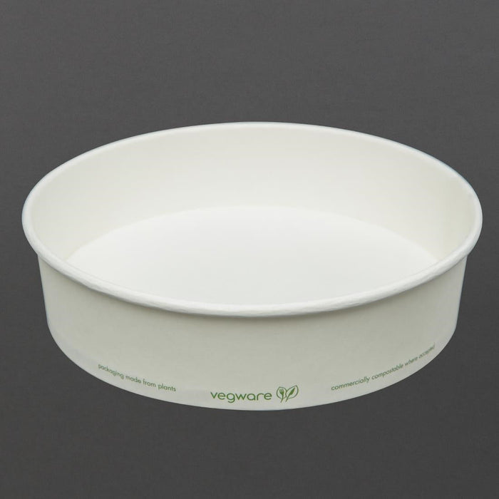 Vegware 185-Series Compostable Bon Appetit Food Bowls 26oz (300 Pack) Vegware