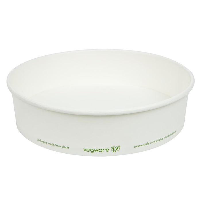 Vegware 185-Series Compostable Bon Appetit Food Bowls 26oz (300 Pack) Vegware
