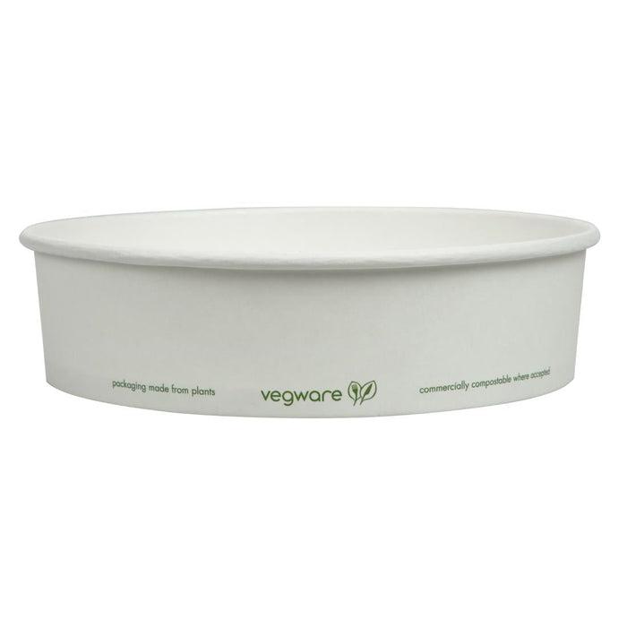 Vegware 185-Series Compostable Bon Appetit Food Bowls 26oz (300 Pack) Vegware