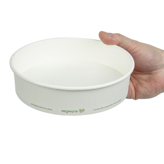 Vegware 185-Series Compostable Bon Appetit Food Bowls 26oz (300 Pack) Vegware