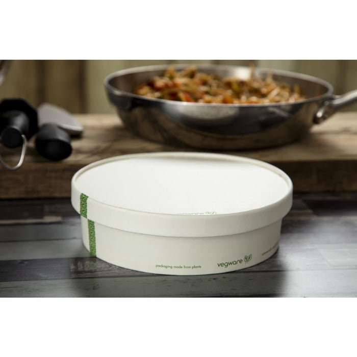 Vegware 185-Series Compostable Bon Appetit Food Bowls 26oz (300 Pack) Vegware