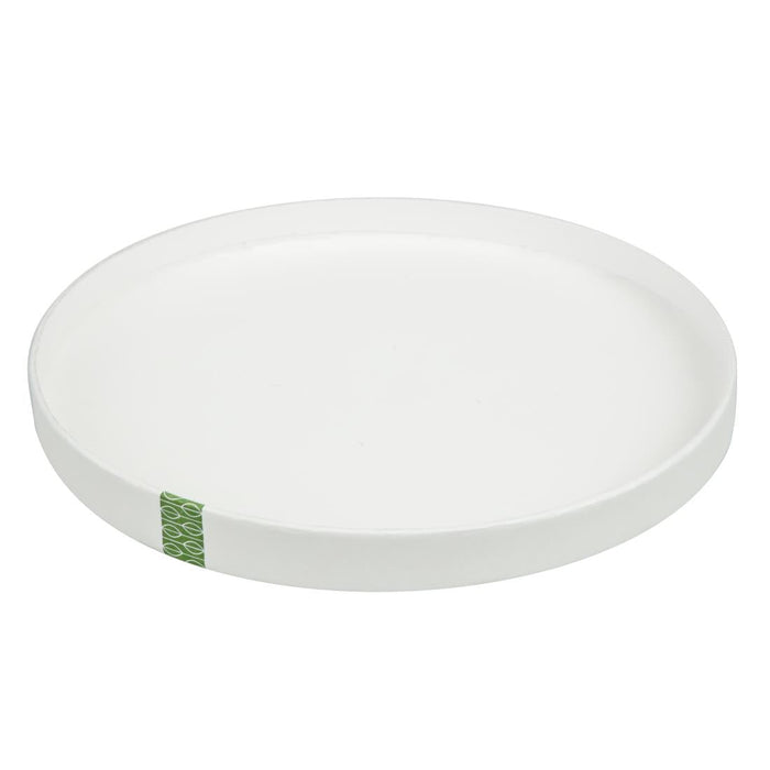 Vegware 185-Series Compostable Bon Appetit Wide PLA-lined Paper Food Bowl Lid (300 Pack) Vegware