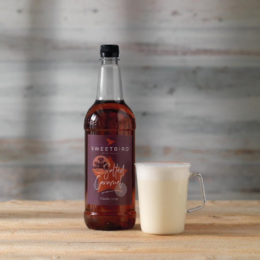 Sweetbird Salted Caramel Syrup 1Ltr Sweetbird