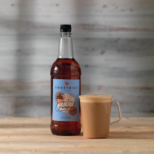 Sweetbird Sugar-free Caramel Syrup 1Ltr Sweetbird