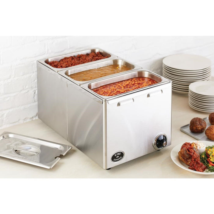 King Edward Wet and Dry Heat Bain Marie King Edward