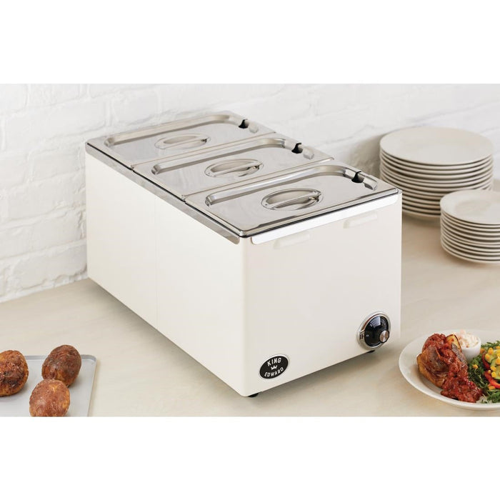 King Edward Wet and Dry Heat Bain Marie Cream King Edward