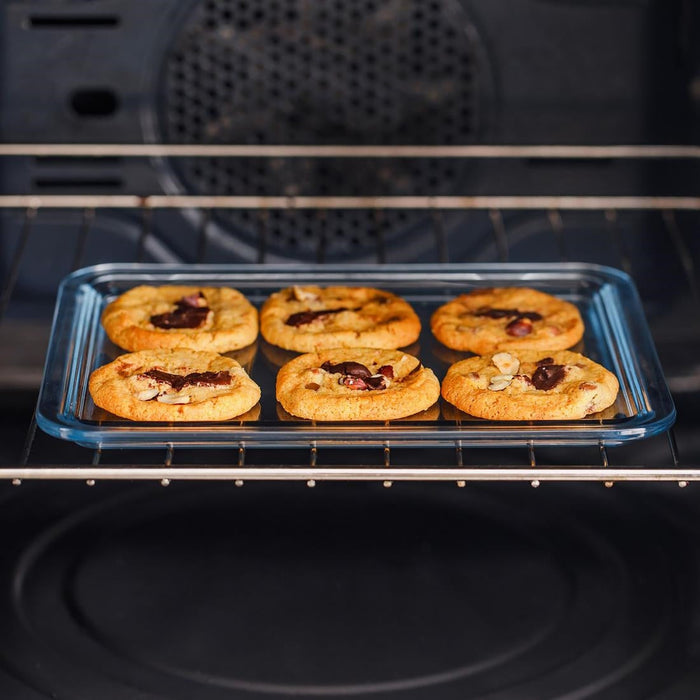 Pyrex Cook & Care Glass Tray 25 x 20cm Pyrex