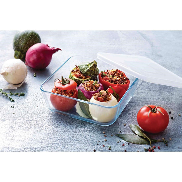Pyrex Cook & Freeze Square Dish With Lid 850ml Pyrex