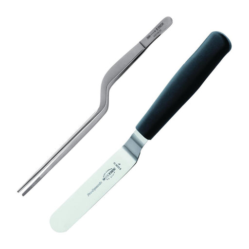 Includes 2x 10cm spatula & 20cm tongs