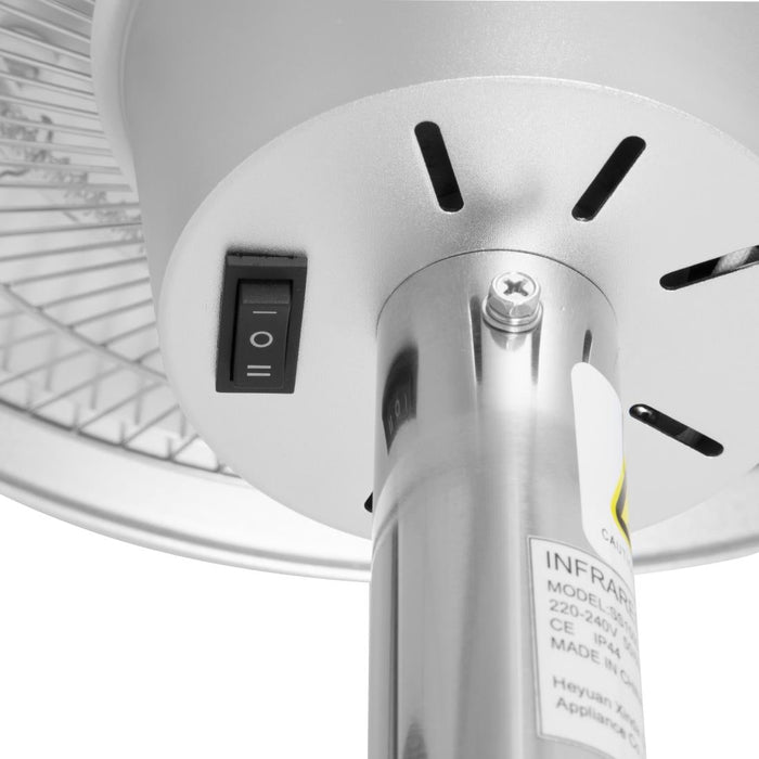 Bolero Free Standing Patio Heater Lamp IP44 Bolero