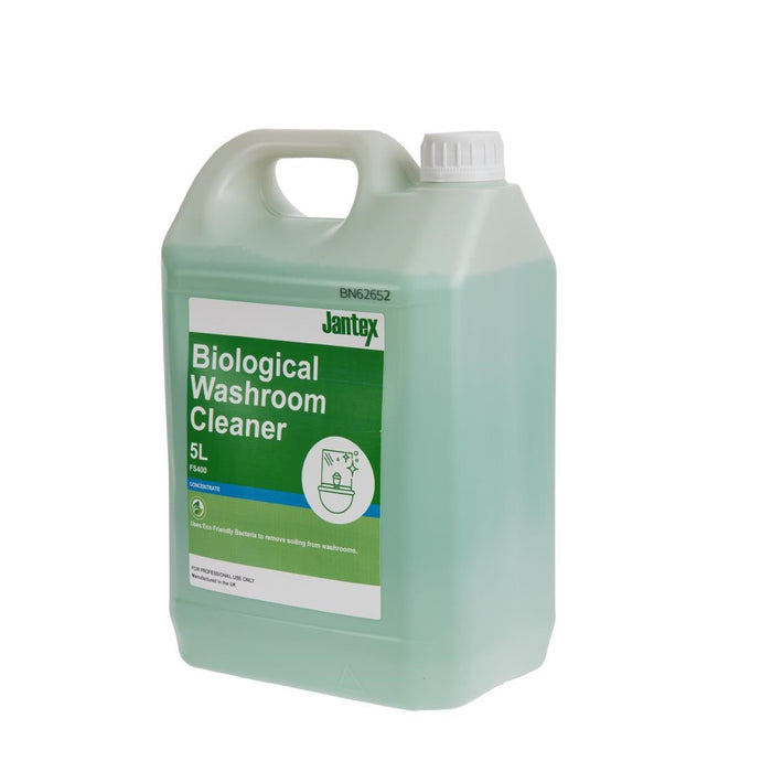 Jantex Green Biological Washroom Cleaner Concentrate 5Ltr Jantex
