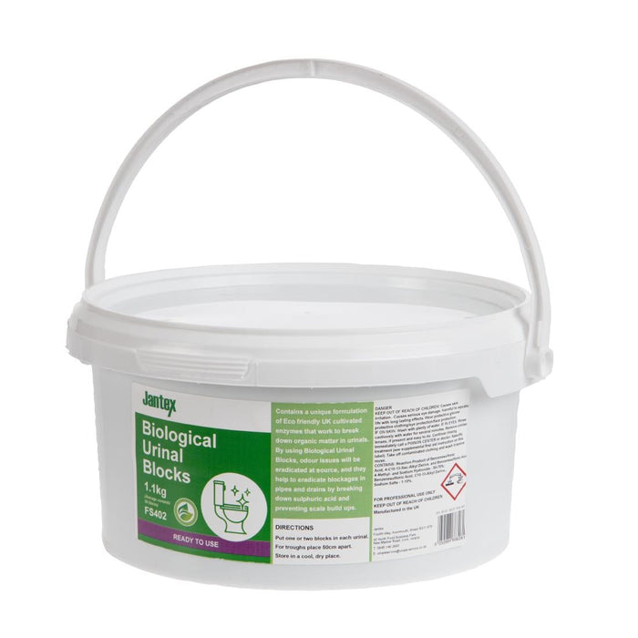Jantex Green Biological Urinal Blocks 1.1kg Jantex