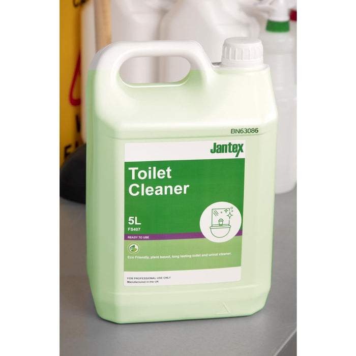 Jantex Green Toilet Cleaner Ready To Use 5Ltr Jantex