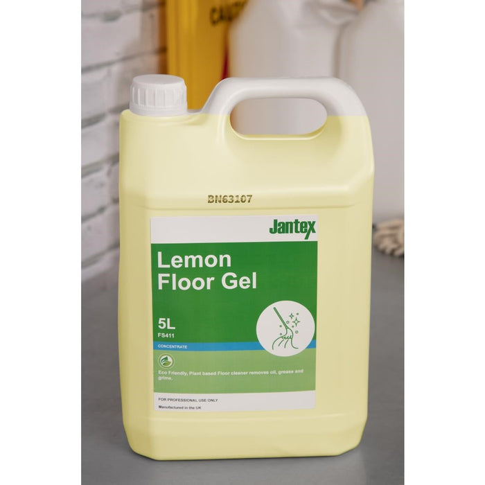 Jantex Green Lemon Floor Gel Cleaner Concentrate 5Ltr Jantex