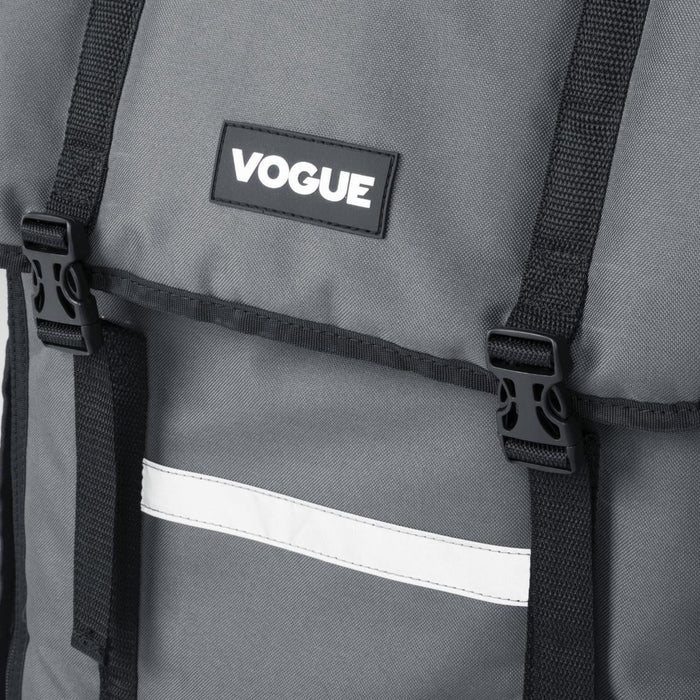 Vogue Insulated Delivery Back Pack Grey 550x400x400mm Vogue