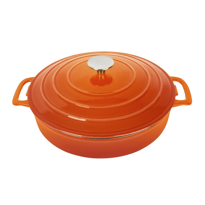 Vogue Round Sauté Pan 28cm, Orange Vogue