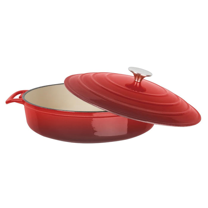Vogue Red Round Sauté Pan 28cm Vogue