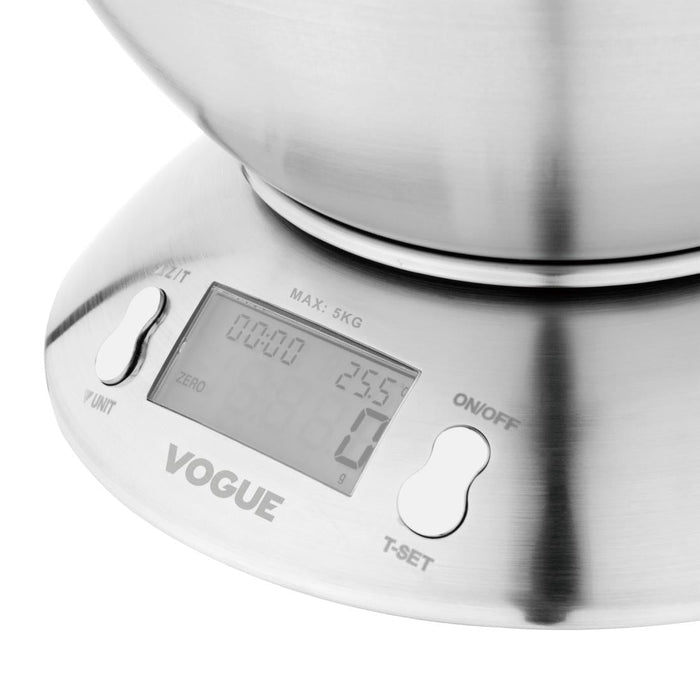 Vogue Bowl Digital Scale 5kg Vogue