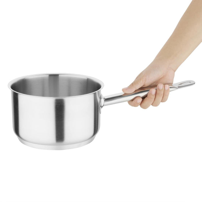 Vogue Stainless Steel Saucepan 18cm Vogue