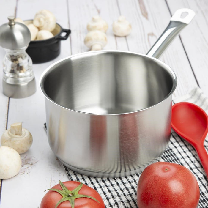 Vogue Stainless Steel Saucepan 18cm Vogue