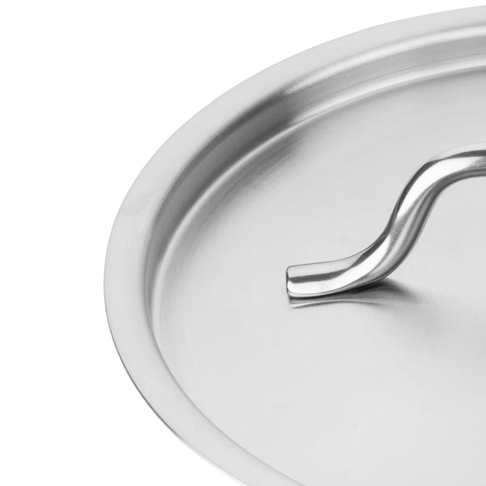 Vogue Stainless Steel Saucepan Lid 18cm Vogue