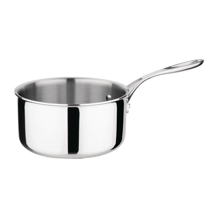 Capacity: 2.4Ltr. Material: 304 & 430 Stainless Steel and Aluminium. Induction compatible. Compatible with lid: Y427