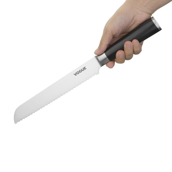 Vogue Bistro Bread Knife Black 20.5cm Vogue