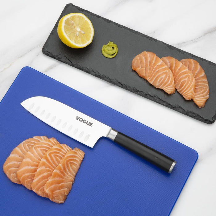 Vogue Bistro Santoku Knife Black 14.2cm Vogue