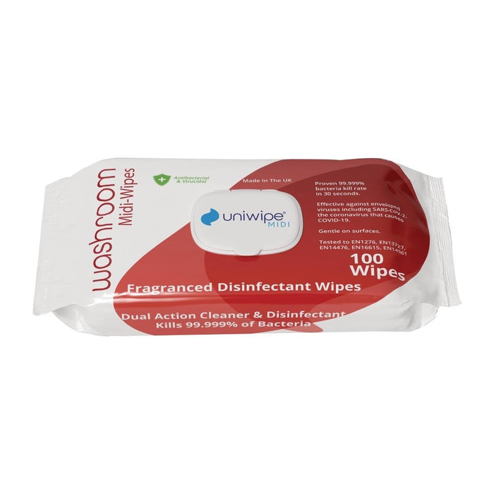 Pack 100 | EN 1276, EN 14476, EN 16615 and EN 14561 Certified