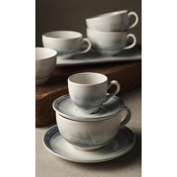 Dudson Makers Finca Limestone Cappuccino Saucer 159mm (12 Pack) Churchill