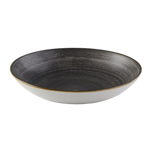 Churchill Stonecast Raw Evolve Coupe Bowls Black 248mm (12 Pack) Churchill