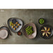Churchill Stonecast Raw Lotus Plate Black 229mm (12 Pack) Churchill