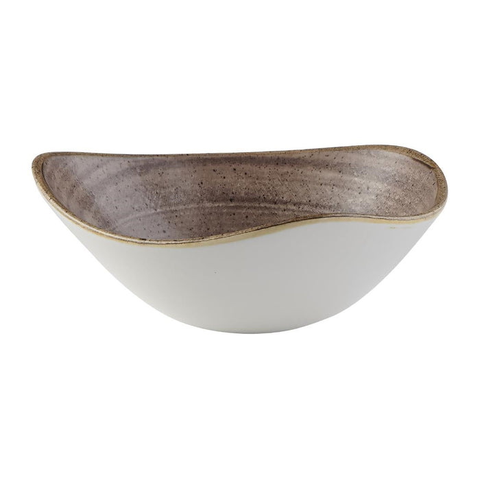 Churchill Stonecast Raw Lotus Bowls Brown 178mm (12 Pack) Churchill