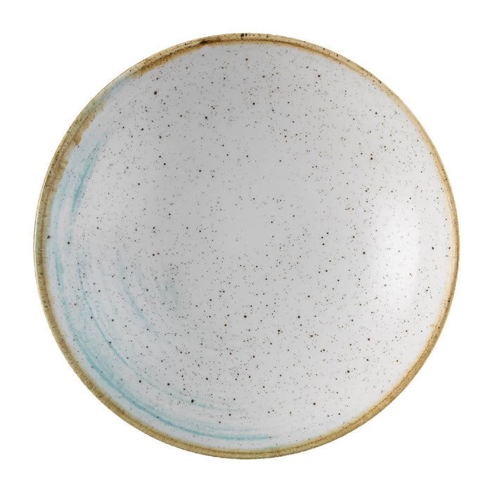 Churchill Stonecast Accents Coupe Bowls Duck Egg 182mm (12 Pack) Churchill