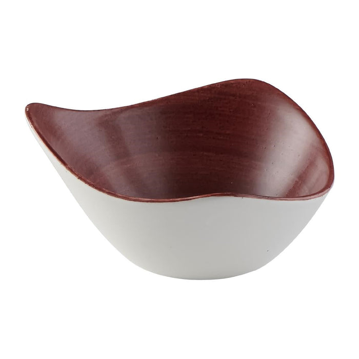 Churchill Stonecast Patina Triangular Bowls Red Rust 152mm (12 Pack) Churchill